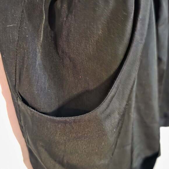 J. Crew Black Mini V-Neck Spaghetti Strap Romper XL - Picture 3 of 5